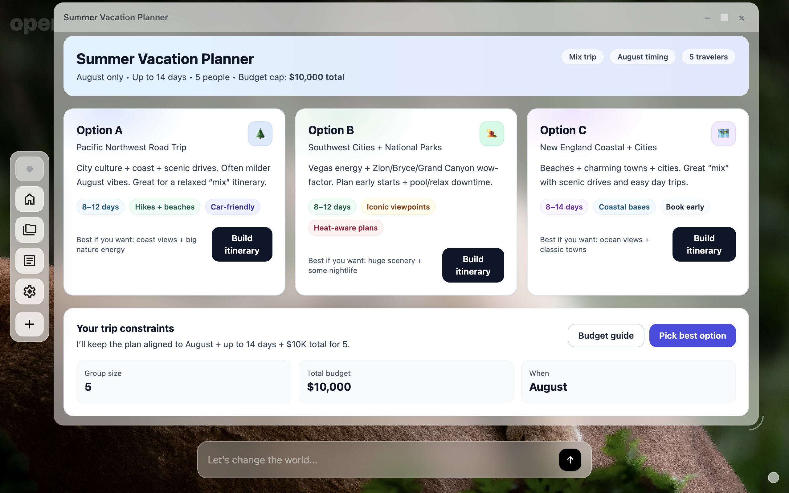 openall iteration: updated result after a follow-up prompt
